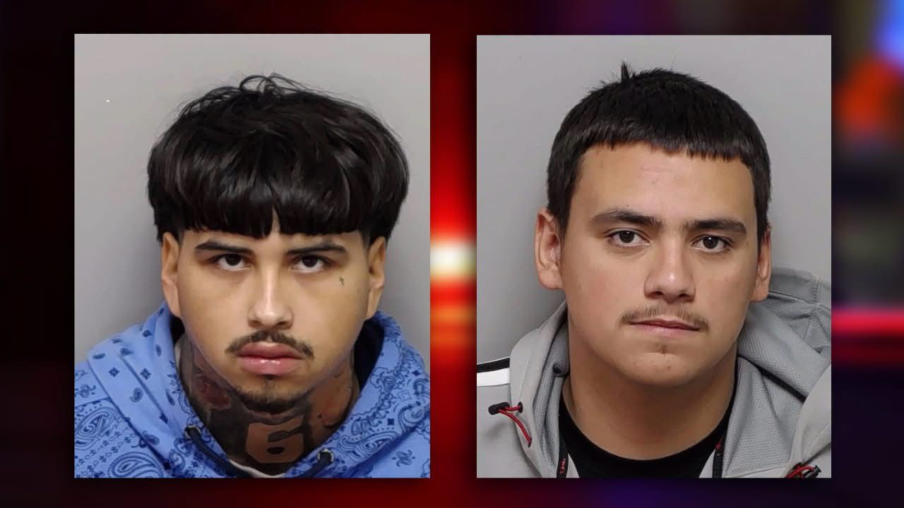 Two men were arrested after deputies say a homeowner caught them breaking into vehicles early Tuesday morning in see more