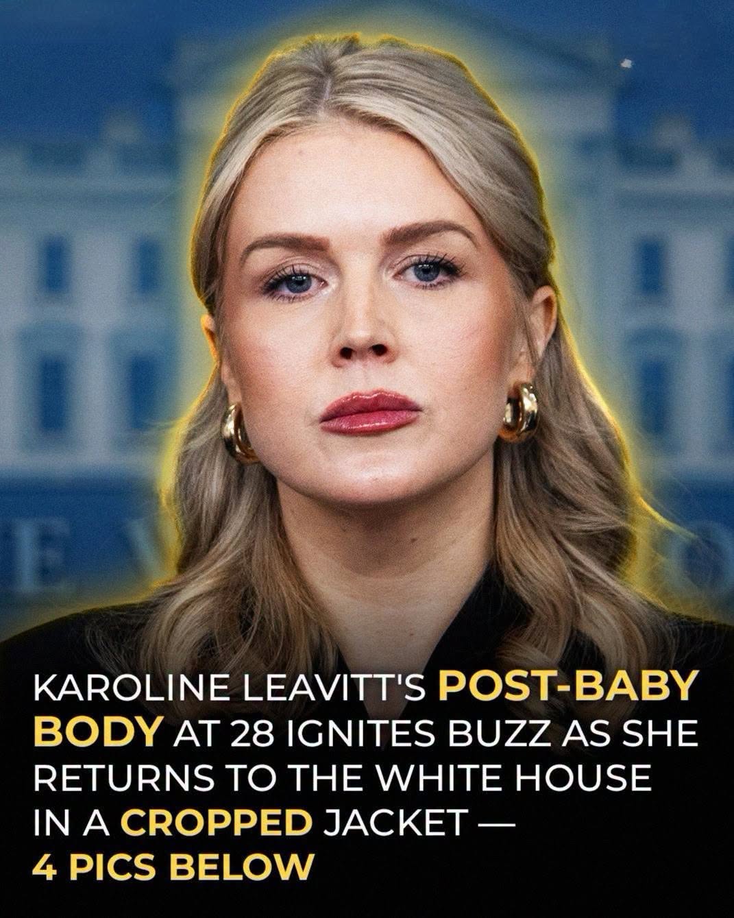 Karoline Leavitt just had her second child less than two months ago — and she is already back to work! 😮 4 PICS of her changed body that caused such a heated discussion. ⬇️