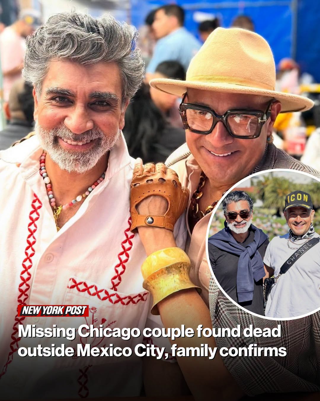 Missing Chicago couple found dead outside Mexico City, family confirms
