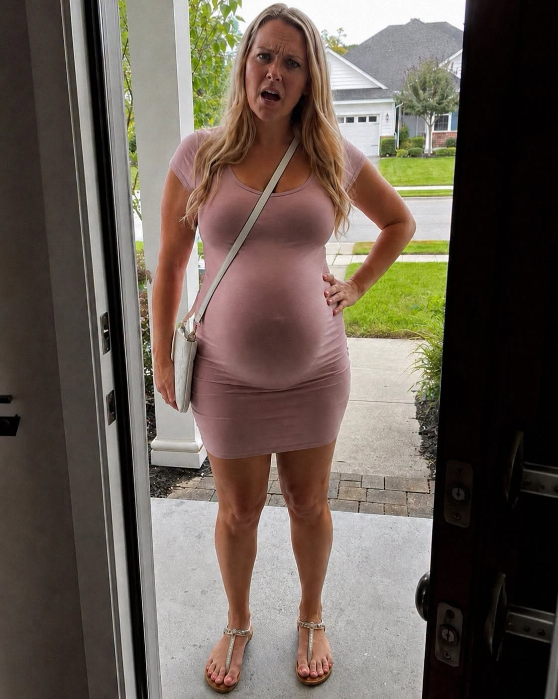 My husband’s mistress came to my door and said, “I’m pregnant with his baby, and we need this house to raise our family” — but what I did next left them both completely… See more