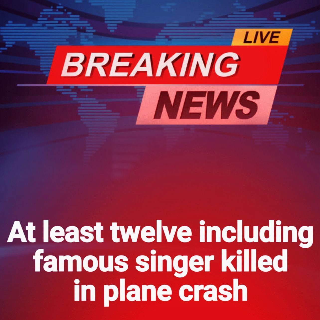 Twelve dead including famous singer in plane crash off remote island…. Read full story in comment💔⤵️
