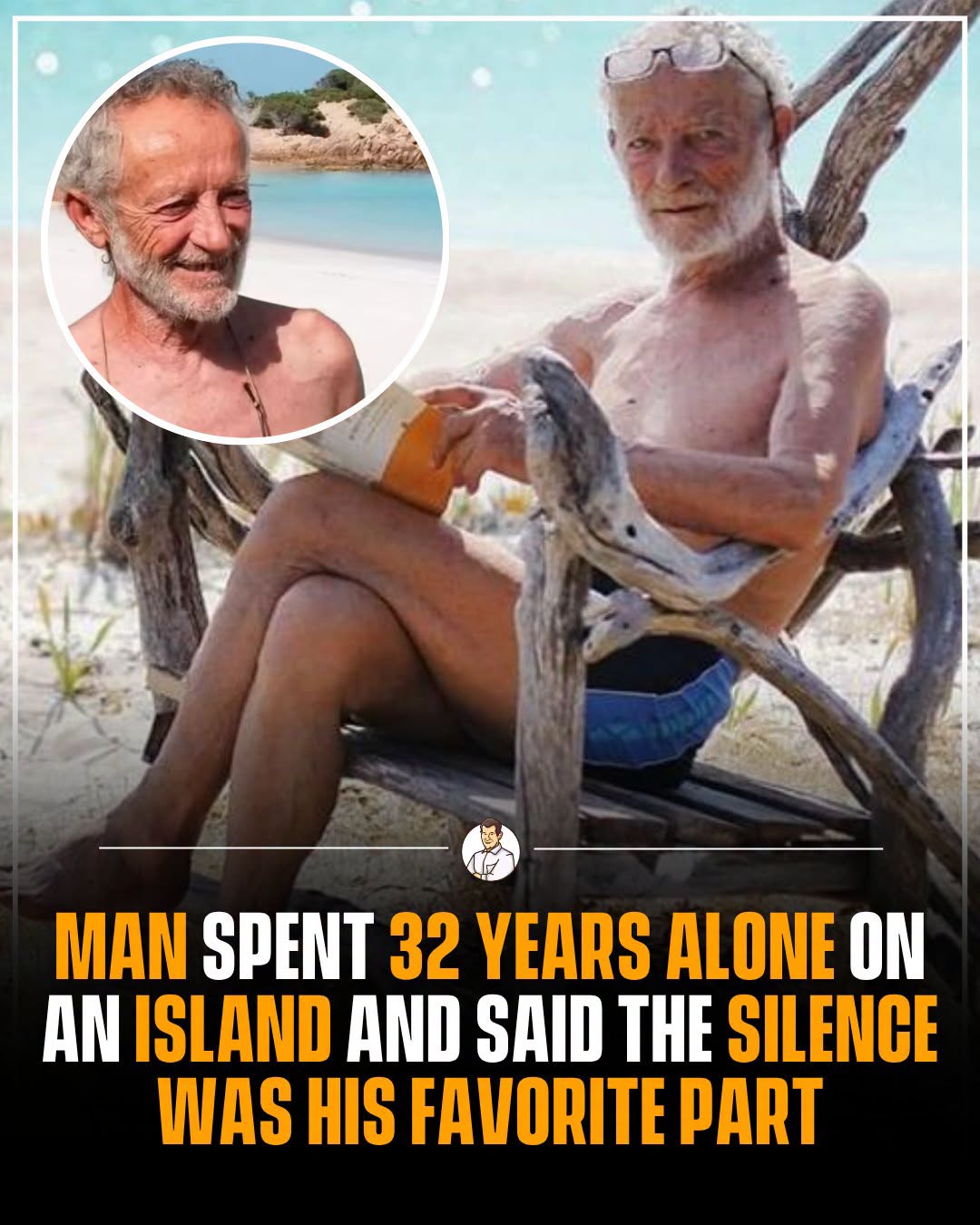 He went 20 days at a time without speaking to another person. Apparently paradise does exist. 😂🏝️  Mauro Morandi arrived on the tiny Italian island of Budelli in 1989 after his boat ran into trouble and washed ashore.  By coincidence, the island’s caretaker was preparing to retire, so Mauro took over the job — and ended up staying for 32 years.  As Budelli’s only permanent resident, he protected its famous pink beach, looked after the environment and taught occasional visitors about the island.  But during the quieter winter months, Mauro sometimes went more than 20 days without seeing another human being.  No neighbours. No traffic. No unexpected visitors. Nobody asking what he wanted to do this weekend.  Instead, he spent his days reading, meditating, making sculptures and sitting on the beach listening to the wind and waves.  Even when Wi-Fi eventually arrived, Mauro mostly used it to share the beauty of the island online — all the benefits of socialising without anybody actually turning up at the house.  After decades of solitude, pressure from authorities eventually led him to leave Budelli in 2021 at the age of 81.  They say no man is an island. Mauro gave it a pretty good 32-year trial run. 😂🏝️ See less
