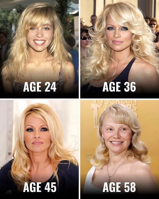 Pamela Anderson through the ages 👀❤️