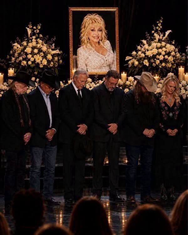 THE FINAL SALUTE TO DOLLY PARTON: WHEN WILLIE, GEORGE, ALAN, VINCE, CHRIS, AND MIRANDA STOOD TOGETHER, COUNTRY MUSIC SEEMED TO HOLD ITS BREATH The silence felt heavier … See more