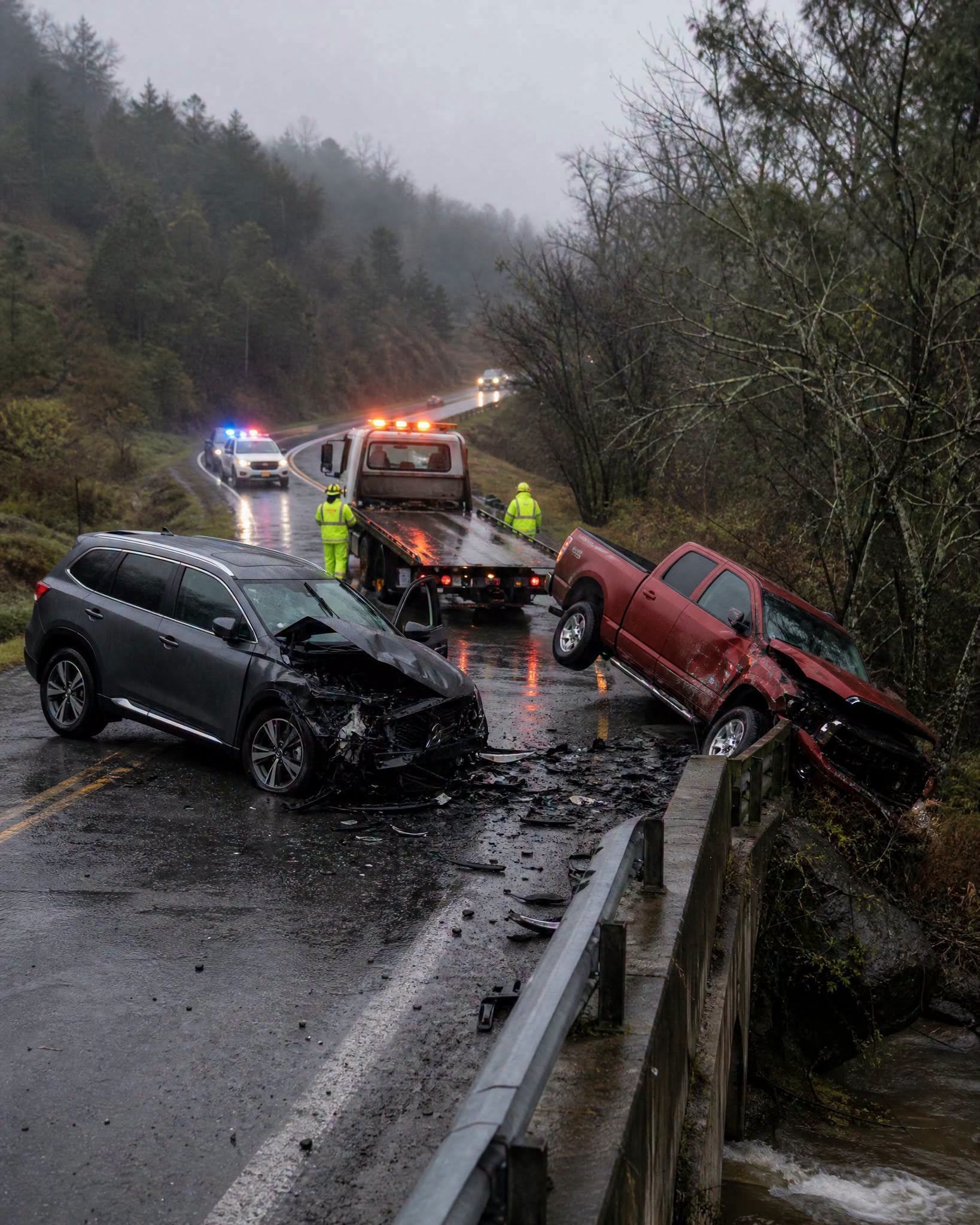 A severe accident happened just minutes ago on the Sa… see more… ﾠ…