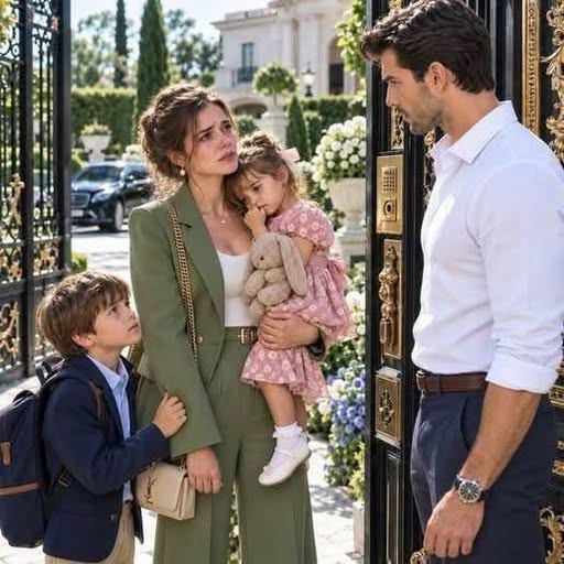 My husband threw me and our two children out of the house for his mistress, convinced that after 18 years of marriage, i had nothing left. That first night, with nowhere else to go, I stood at a stranger’s door and said, “Please let me stay here with my two children. I’ll take care of the entire house for free.” I lowered my head and stepped inside quietly. But the man who opened the door had done business with my husband—and he remembered a certain amount of money my husband had desperately wanted me to forget. PART 1 “If you let me stay here with my kids, I’ll work for free. I’ll cook, I’ll clean, I’ll do whatever you need. I just need a place for them to sleep tonight.” Evelyn Vance never imagined she would ever say those words standing on the porch of an unfamiliar home in the wealthy suburbs of Greenwich, Connecticut. It was nearly eight o’clock at night. Seven-year-old Leo carried a dinosaur backpack, holding a plastic grocery bag filled with the few clothes they’d managed to grab. Four-year-old Nora was asleep on her mother’s shoulder, exhausted after three days of bouncing between temporary couches. First, they had stayed with a friend of Evelyn’s. Then, at a cousin’s cramped apartment. But Evelyn knew those uncomfortable looks all too well—the silent tension that creeps in when a visitor stays past their welcome. Her husband, Julian Vance, had made his terms crystal clear. “I want a divorce. I’m seeing someone else. And don’t waste your time trying to fight me for money. The house is registered under my mother’s name, the cars belong to the company, and every single bank account is protected. You have nothing.” Eighteen years of marriage, reduced to four cold sentences. Evelyn had given up her career when Leo was born. Before that, she had managed a medical clinic. But then came the children, the house, Julian’s corporate commitments, formal dinners with clients, and an entire life organized around building his career. Now, at forty-two, she had no home, no income, and not enough savings to rent an apartment on her own. That was why she had chosen this quiet, leafy street. She didn’t know anyone in the neighborhood. She had simply decided to knock on doors until she found one that didn’t shut in her face. The intercom remained silent for several long seconds. Evelyn thought she was going to be ignored. Then, the heavy wrought-iron gate began to click open automatically. “Mommy,” Leo whispered softly, “if they have a dog, tell them I know how to take care of it.” Evelyn fought back tears. “I will, sweetie.” They walked up a gently illuminated stone pathway to a massive, elegant estate. Before they even reached the entrance, the heavy oak front door swung open. The man standing on the threshold made Evelyn freeze in her tracks. Arthur Vance. Julian’s long-time business partner. The very same man who had been a groomsman at her wedding nearly twenty years ago. Arthur recognized her instantly. “Evelyn?” She couldn’t bring herself to speak. Leo, trying to break the heavy silence, pointed to his little sister. “That’s Nora. She’s sleeping. I’m Leo. Do you have a dog?” Arthur looked down at the boy. “No.” Leo looked down at his sneakers. “But maybe I’ll get one someday,” Arthur added softly. “Come inside.” Half an hour later, Nora was fast asleep on a plush sofa, and Leo was devouring a turkey sandwich, trying to eat slowly so no one would notice how hungry he actually was. Arthur sat across from Evelyn in the quiet study. “What did Julian do?” Evelyn told him everything. The affair. The sudden divorce demand. Being thrown out of their home. Julian’s threats that she would never see a single dime. Arthur listened in total silence. Finally, he asked, “What about the townhouse you inherited from your parents?” Evelyn looked up, her expression hollow. “It’s gone.” “What do you mean it’s gone?” “I sold it seventeen years ago.” “Why?” It took Evelyn a moment to find her voice. “To give Julian the capital to start Vance Global.” Arthur went completely still. “What did you say?” “When Julian started the firm, he didn’t have any money. I had inherited a small townhouse in Boston from my parents. I sold it and handed him almost every single dollar.” Arthur slowly stood up from his chair. “Julian told me that money was a personal loan from a rich uncle.” Evelyn frowned. “Julian didn’t have a rich uncle. His family was struggling just to make mortgage payments back then.” The color drained from Arthur’s face… Part 2 is already in the first comment Type “MEET” and press LIKE if you want to continue reading till the end of this story 👇 See less