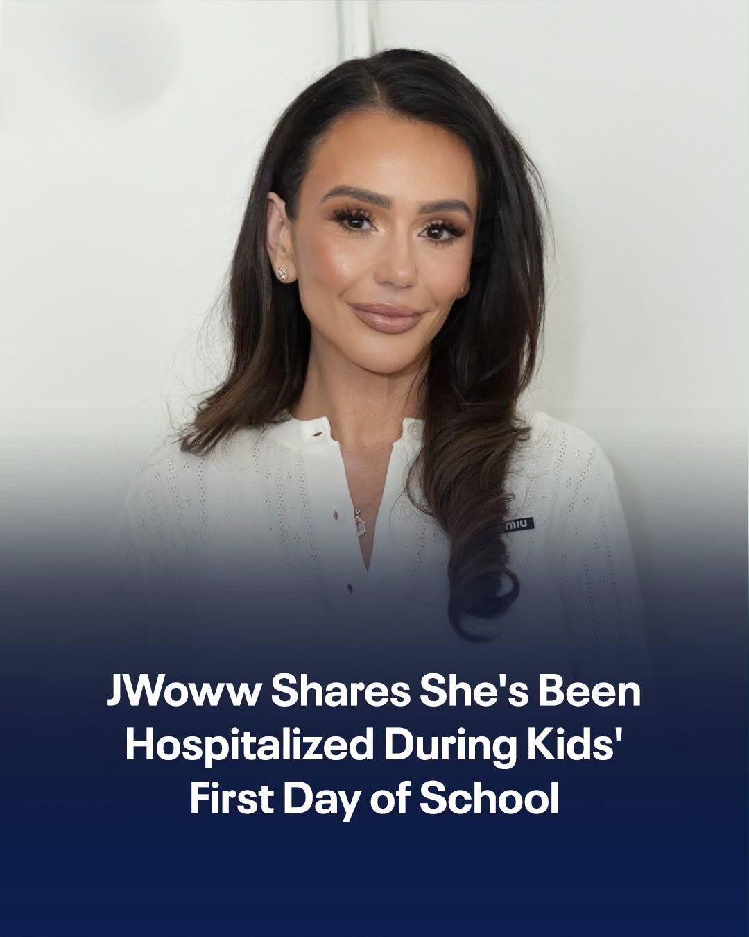 “Jersey Shore” alum Jenni “JWoww” Farley shared insight into navigating “one of the hardest weeks” of her life in this hospital as her kids Meilani, 11, and Greyson, 10, prepared for their first day at school.