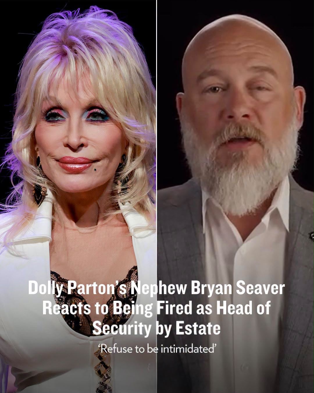 Bryan Seaver, Dolly Parton’s nephew, has been removed as head of security from all of the country star’s properties.